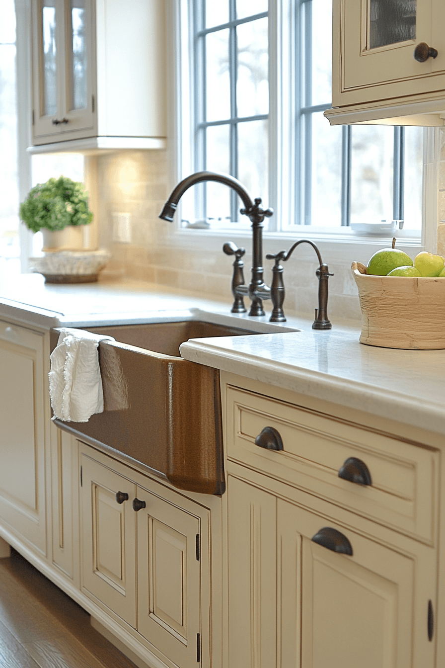 Rustic Farmhouse Kitchen Cabinets