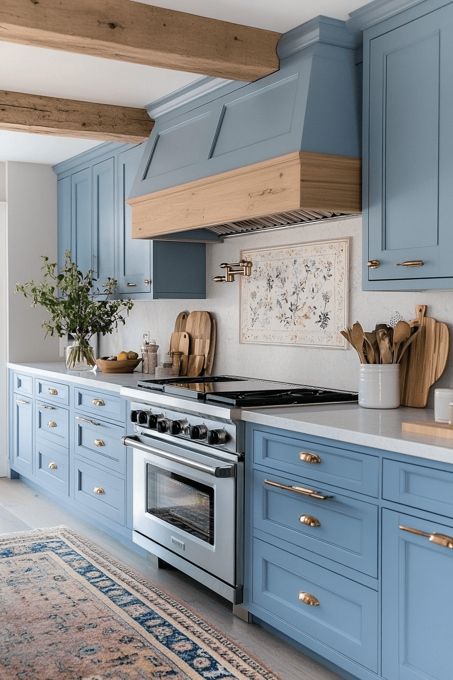 Light Blue Kitchen Cabinets