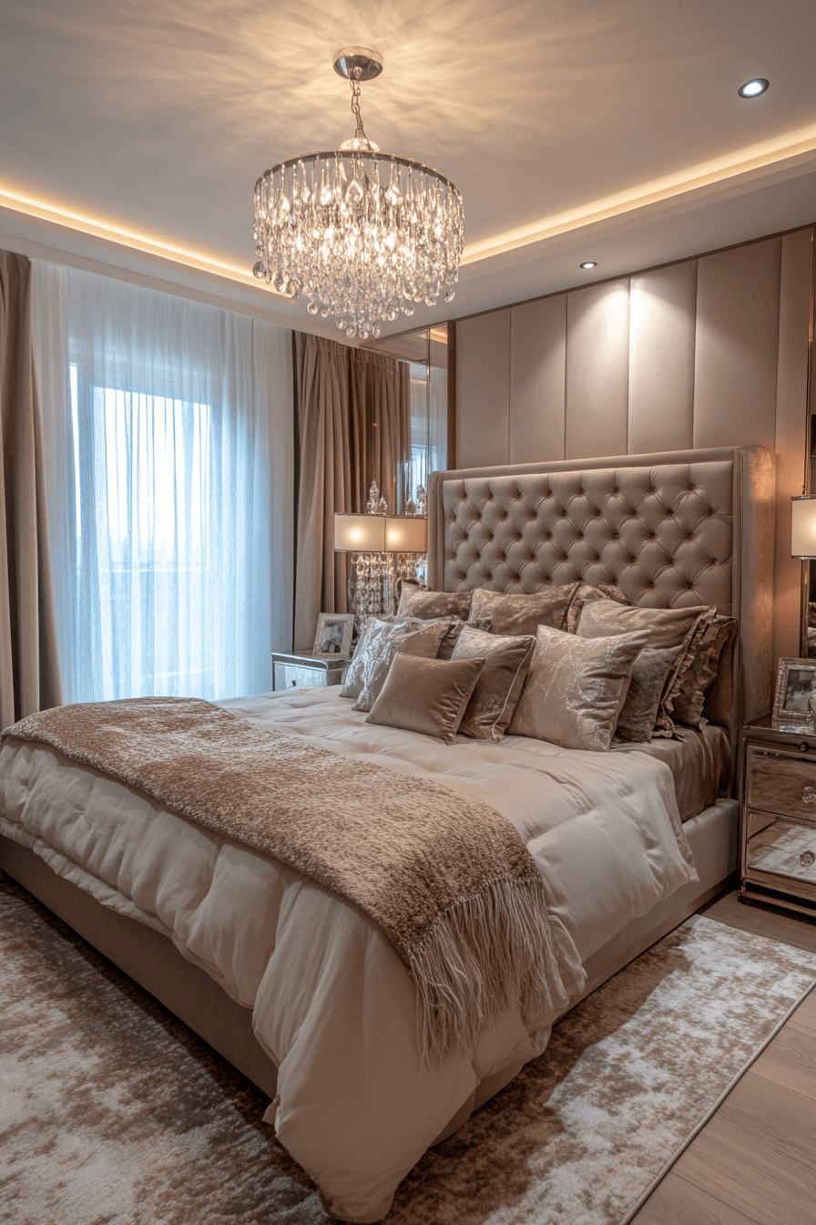 Glam Luxe Bedroom Retreat