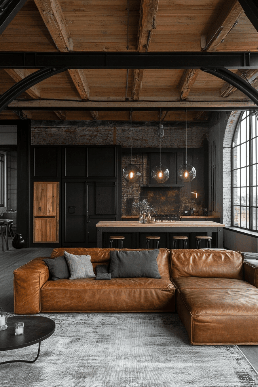 Steel Beam Industrial Living