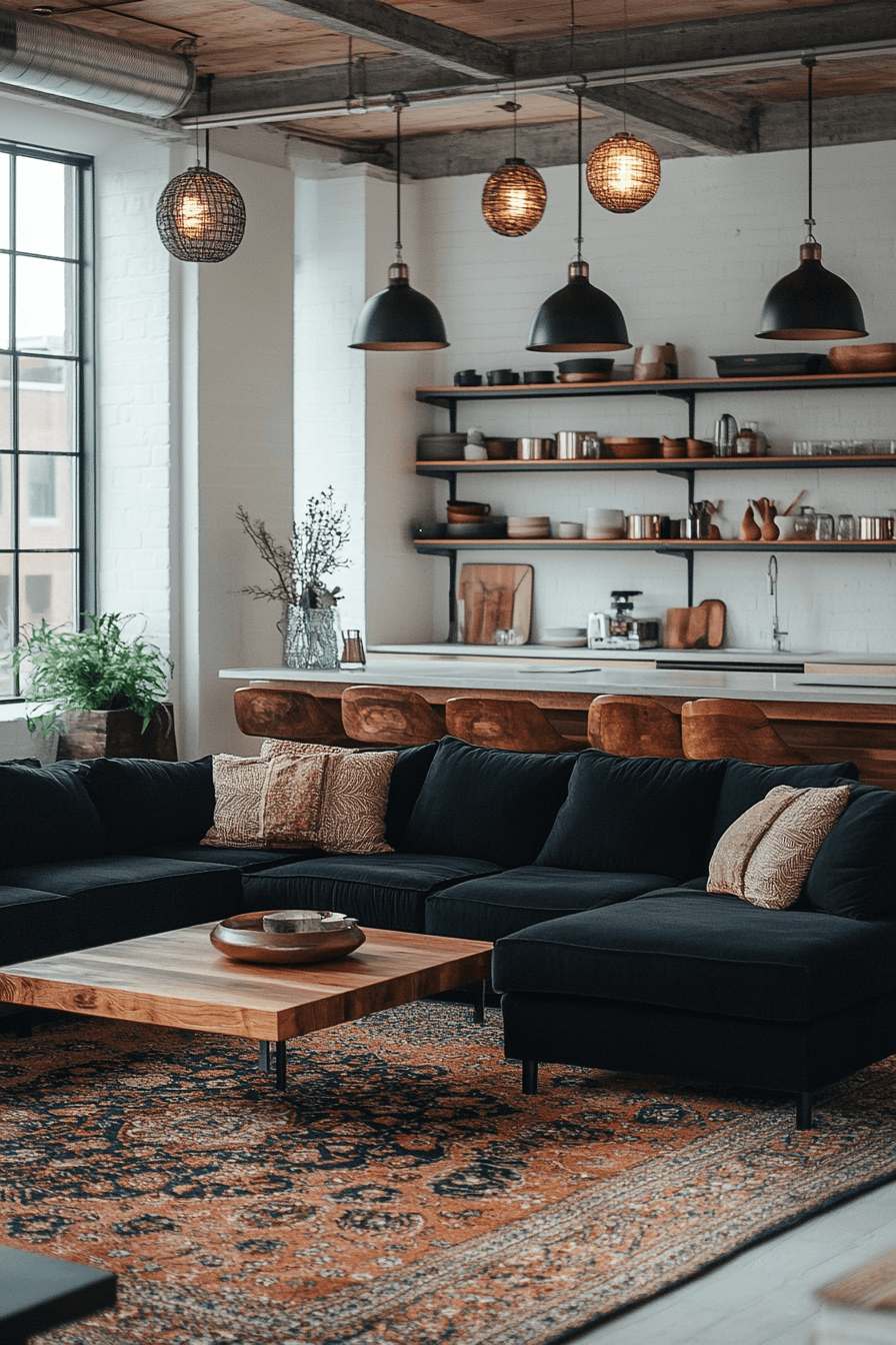 High Contrast Loft Living