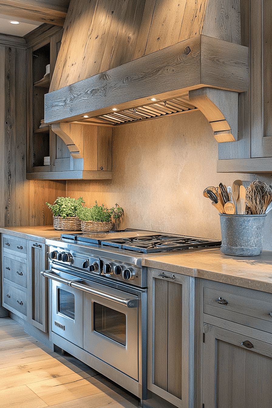 Rustic Farmhouse Kitchen Cabinets