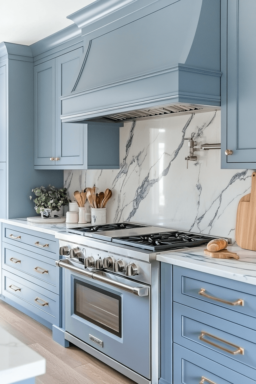 Light Blue Kitchen Cabinets