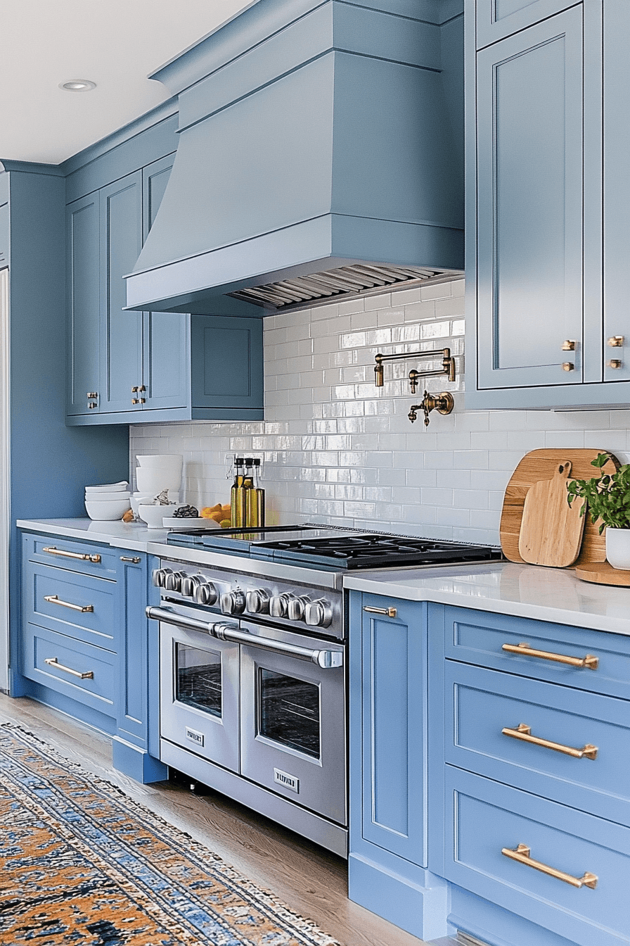 Light Blue Kitchen Cabinets