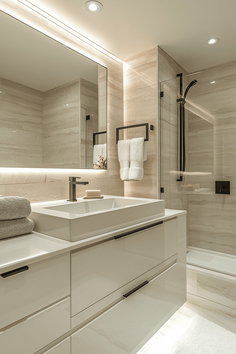 Floating Vanity Sleek Setup