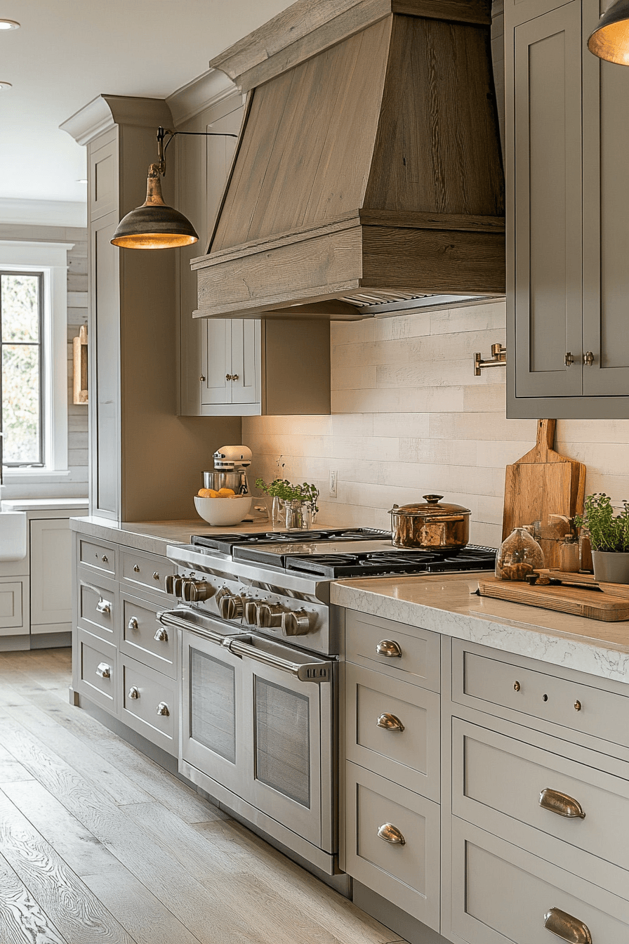 Rustic Farmhouse Kitchen Cabinets