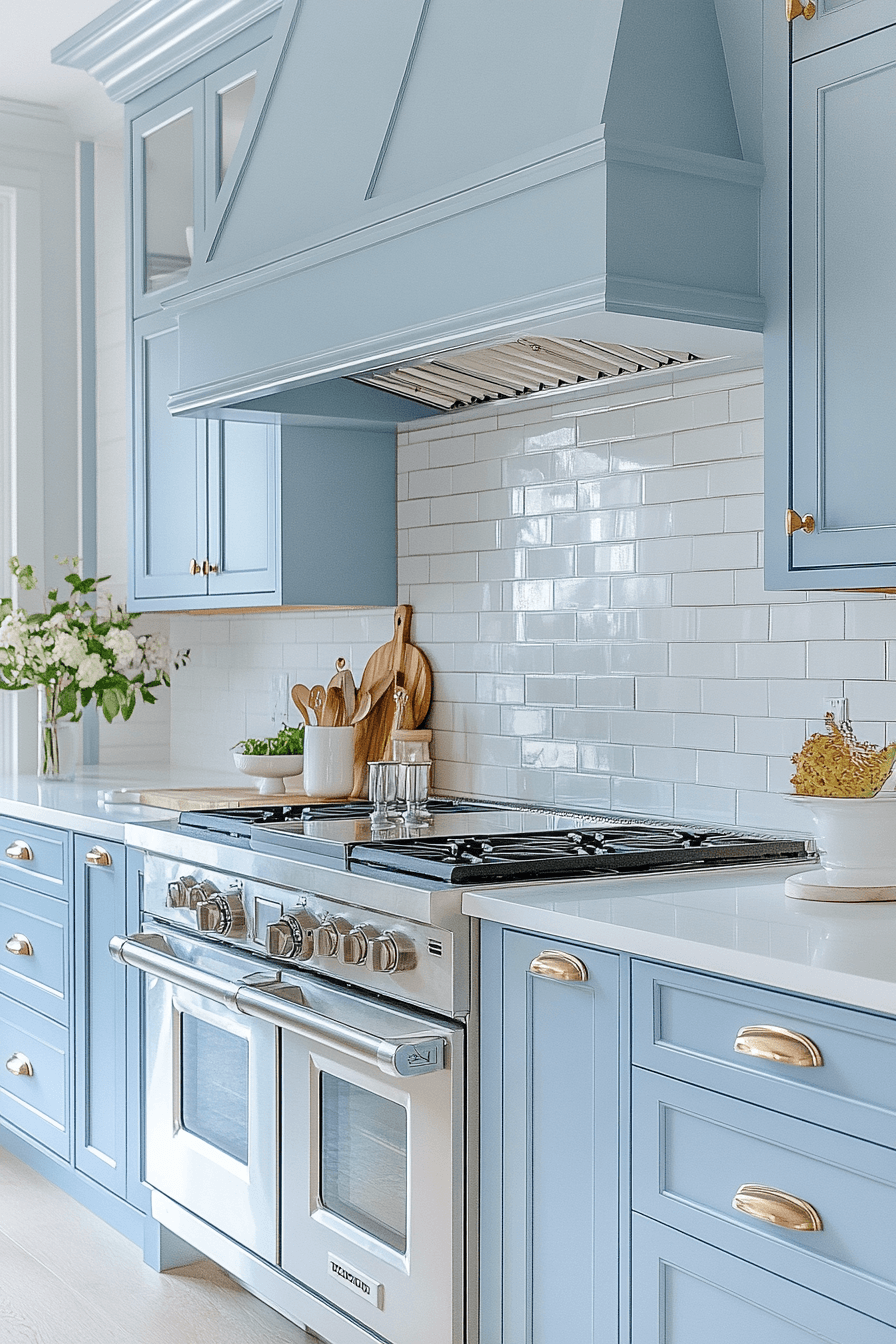 Light Blue Kitchen Cabinets