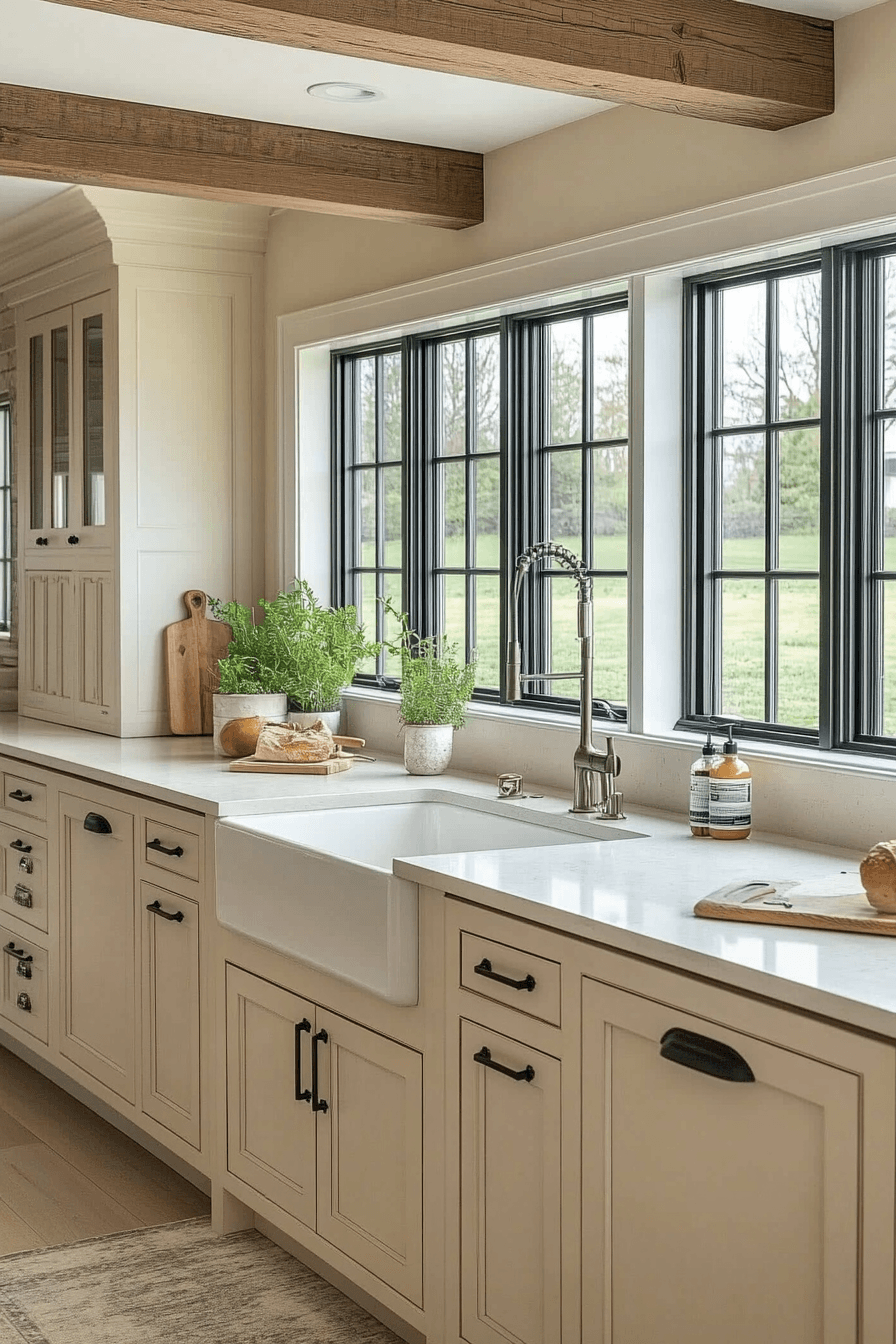 Rustic Farmhouse Kitchen Cabinets