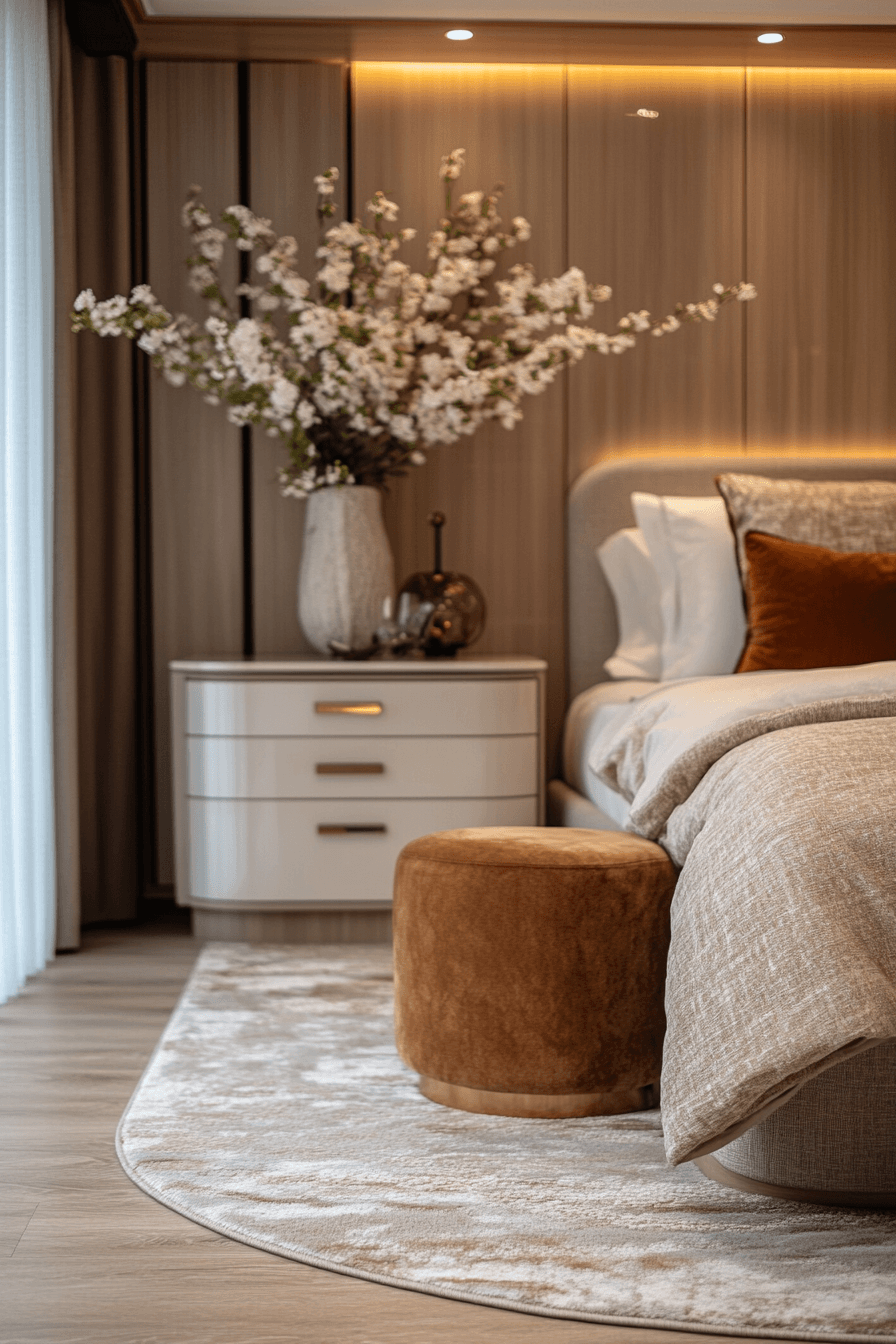 Polished Modern Bedroom Space