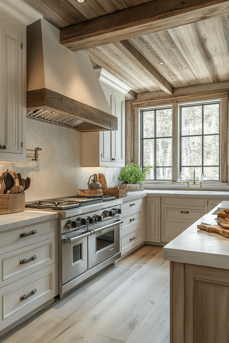 Rustic Farmhouse Kitchen Cabinets