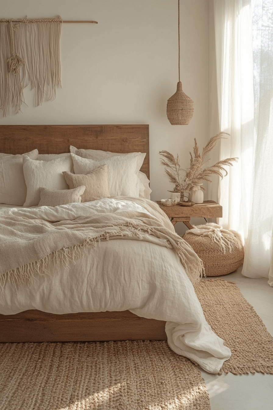29 Rustic Boho Bedroom Ideas That Create A Cozy And Eclectic Retreat