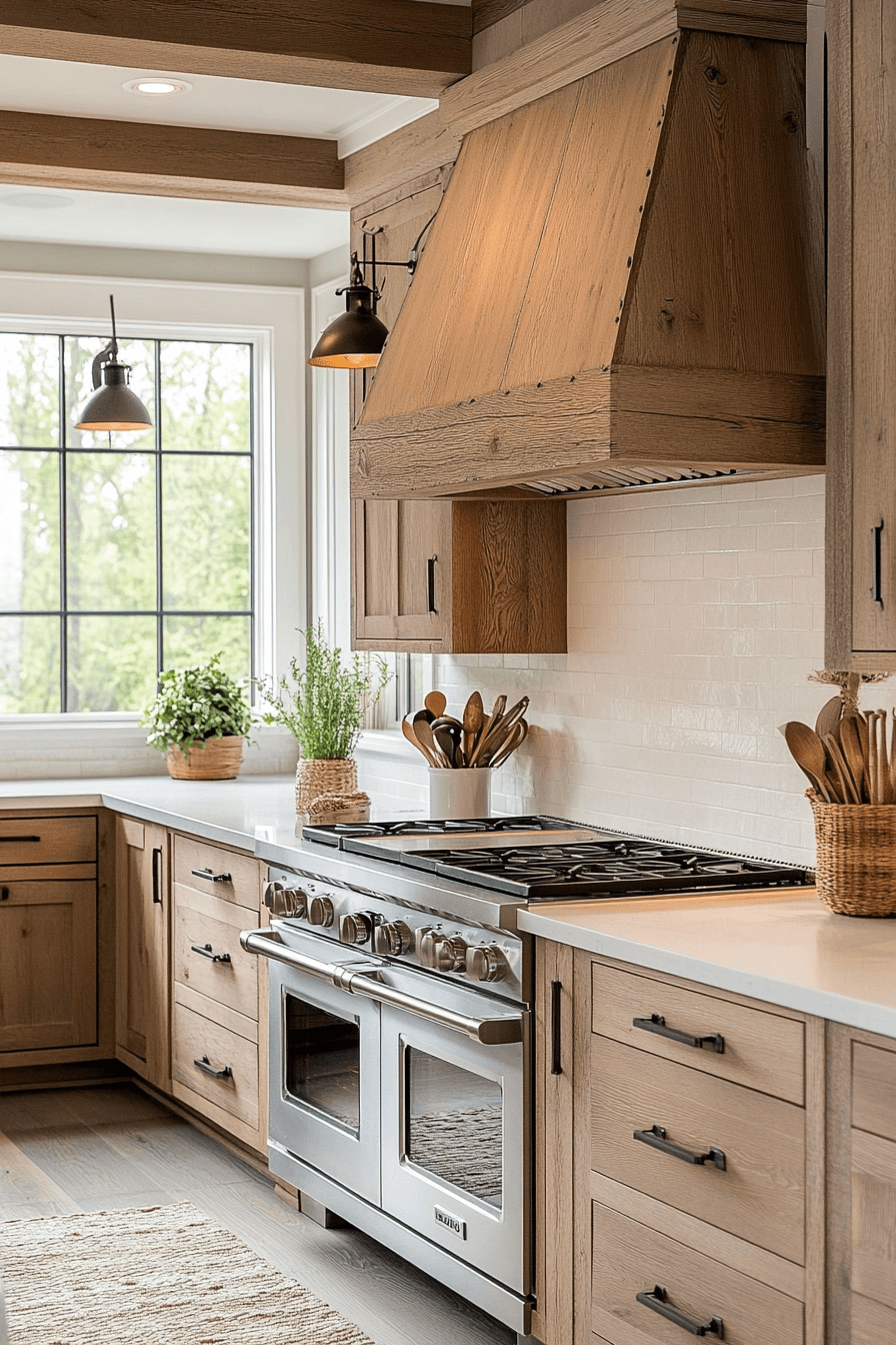 Rustic Farmhouse Kitchen Cabinets