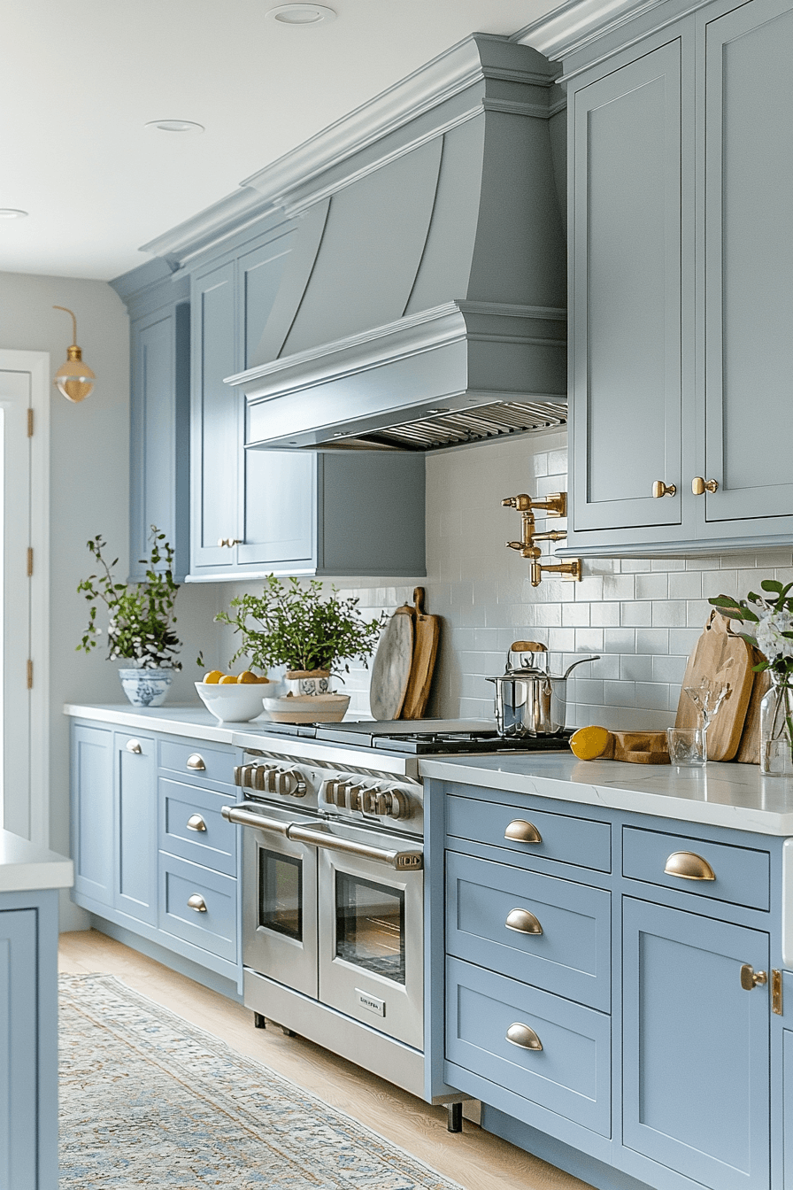 Light Blue Kitchen Cabinets