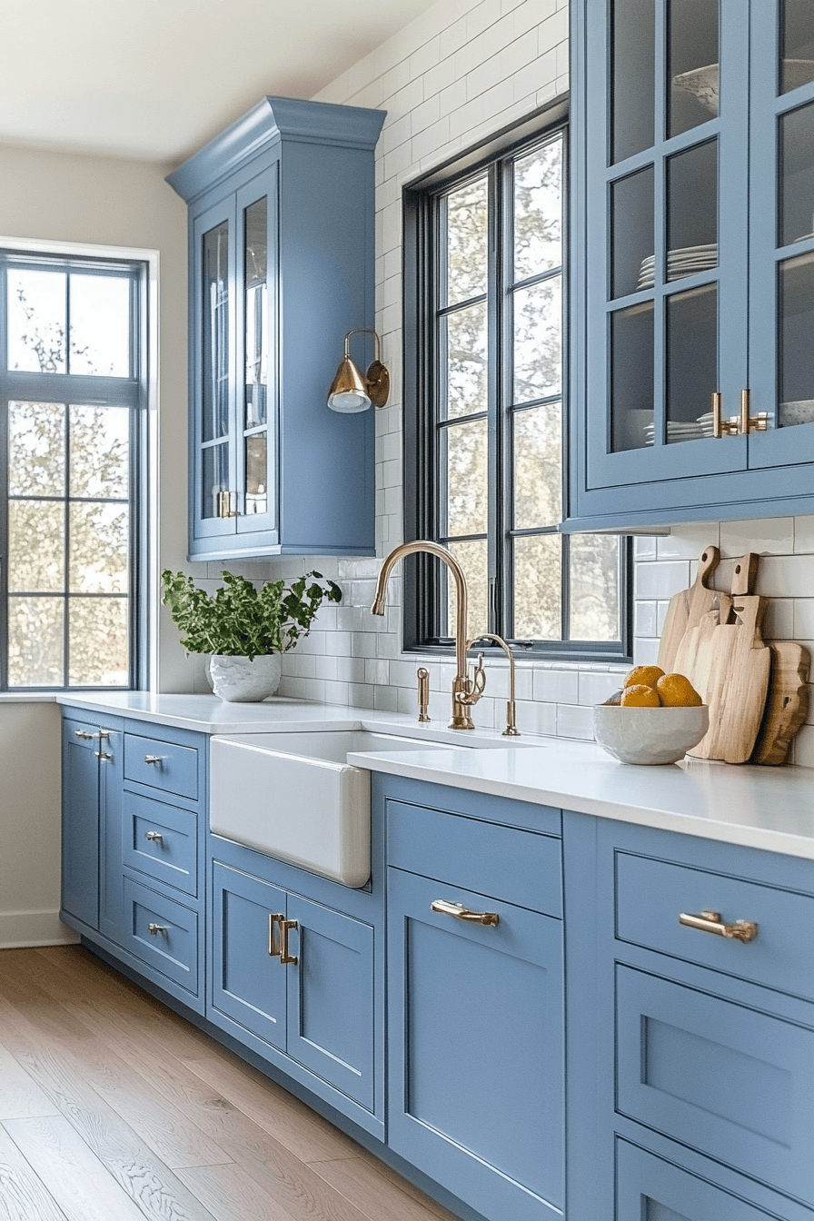 Light Blue Kitchen Cabinets