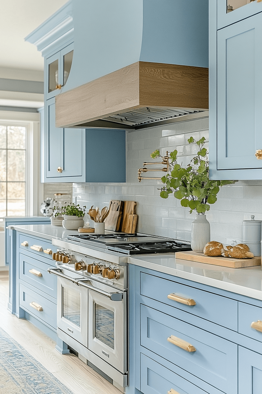 Light Blue Kitchen Cabinets