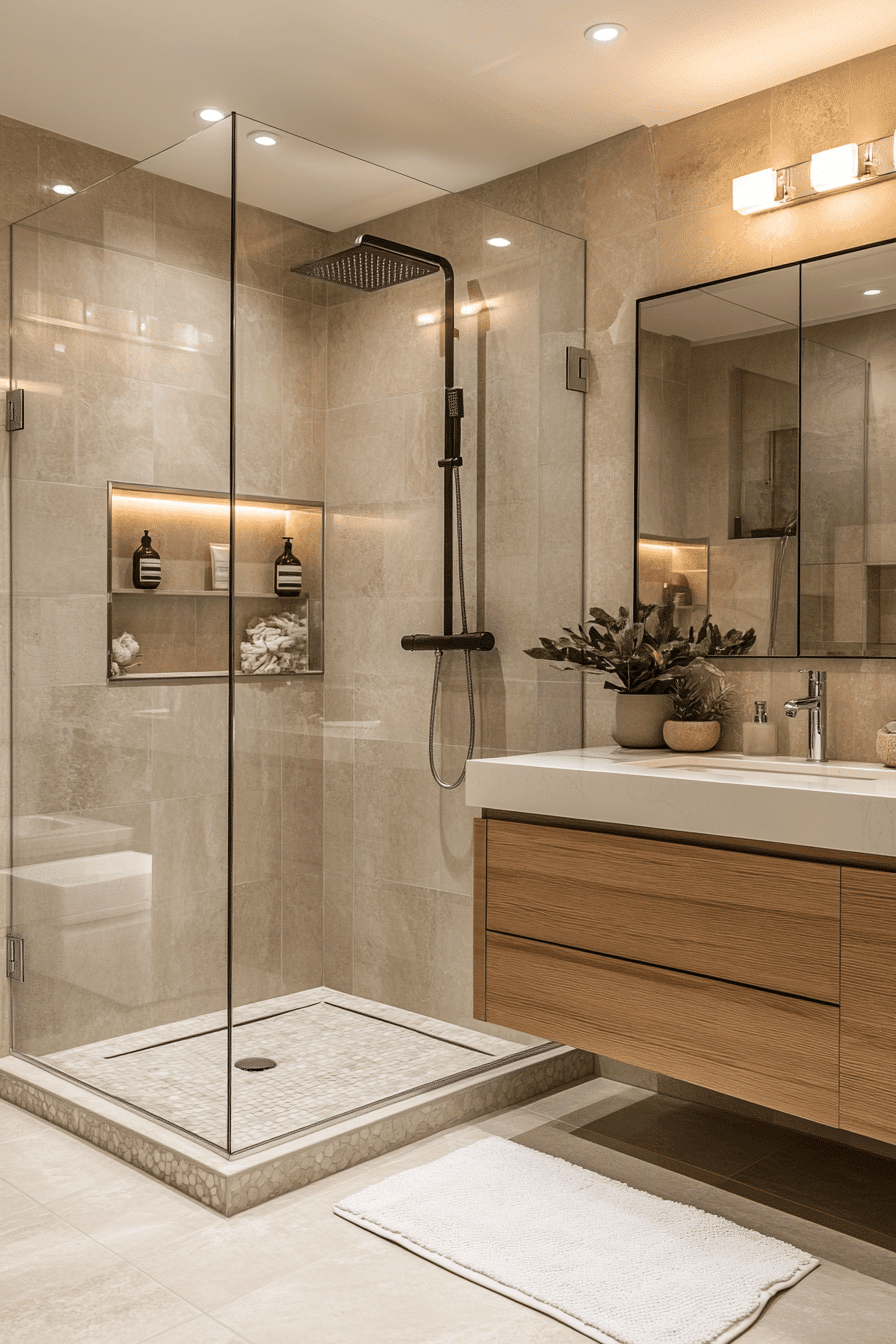 Frameless Glass Shower Haven