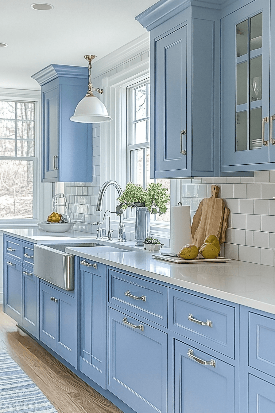 Light Blue Kitchen Cabinets