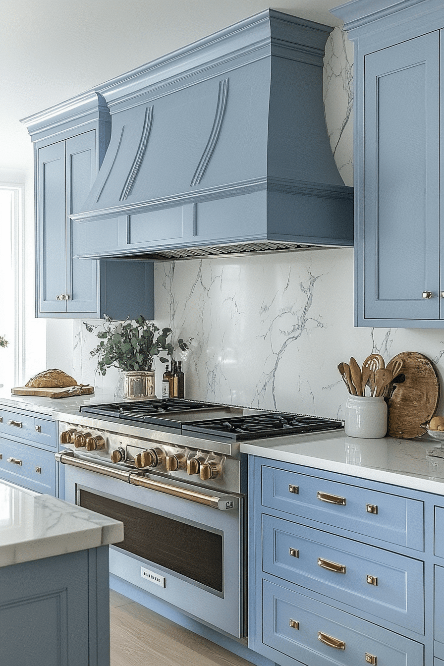 Light Blue Kitchen Cabinets