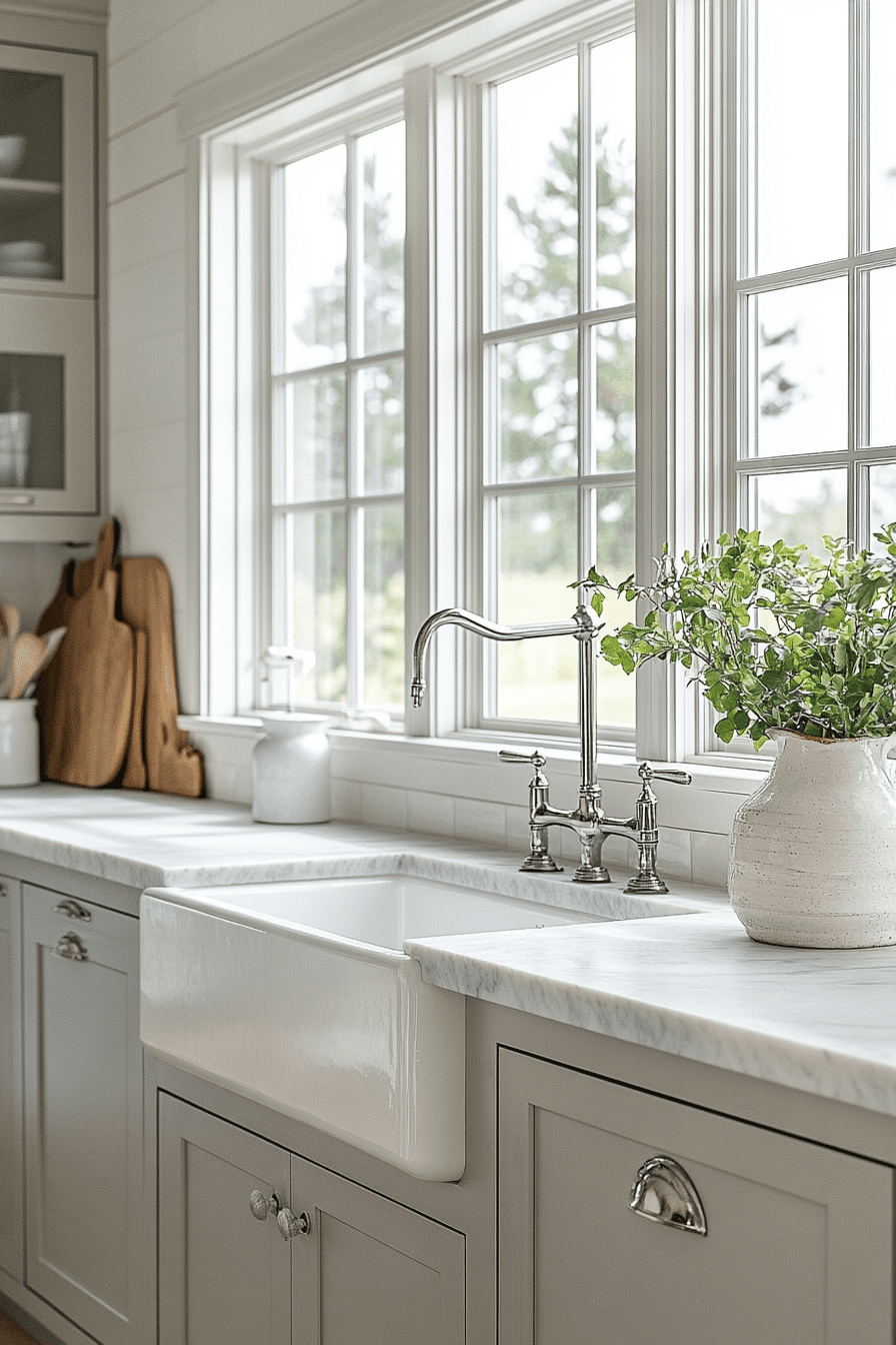 Rustic Farmhouse Kitchen Cabinets