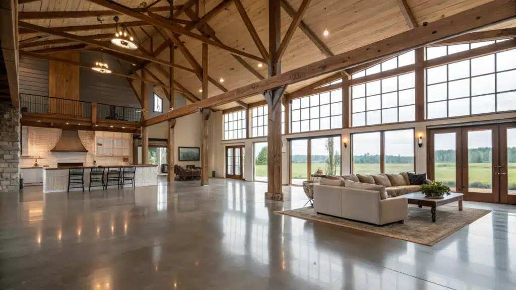 barndominium interior