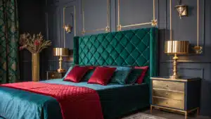 jewel tone bedroom