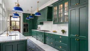 jewel tone kitchen