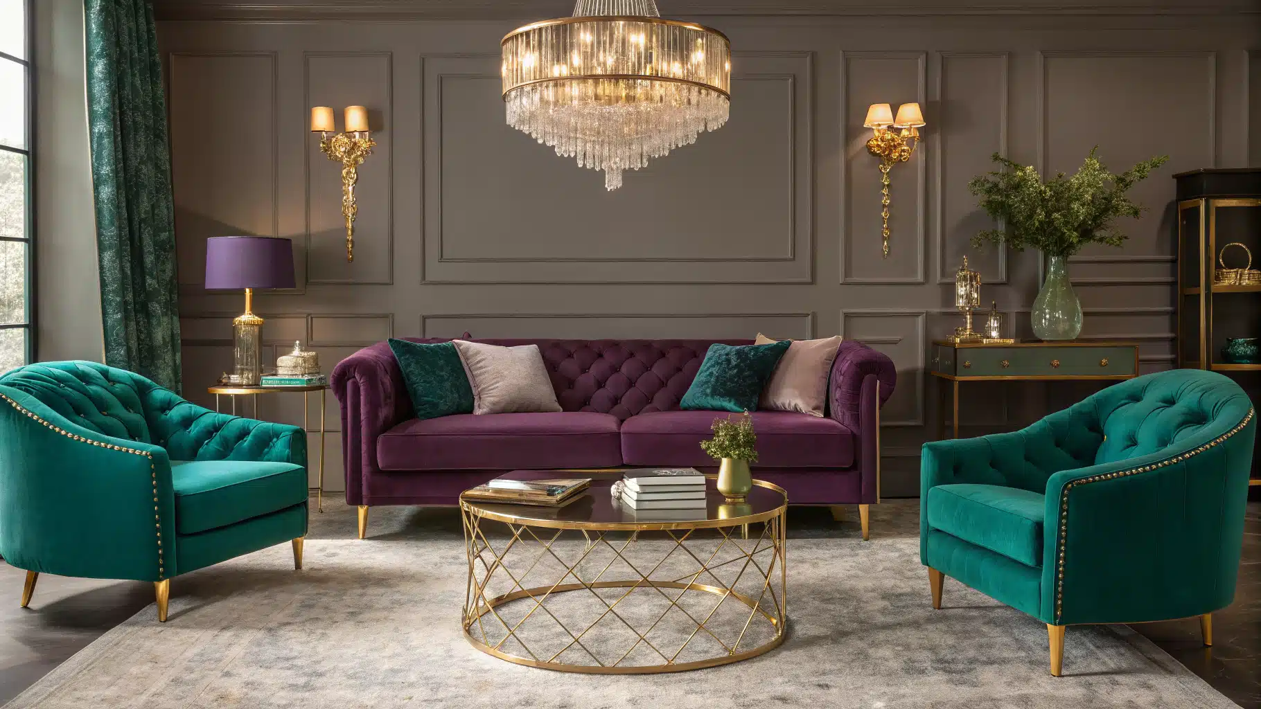 29 Jewel Tone Living Room Ideas That Bring Bold Color And Sophisticated ...