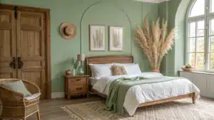 sage green bedroom