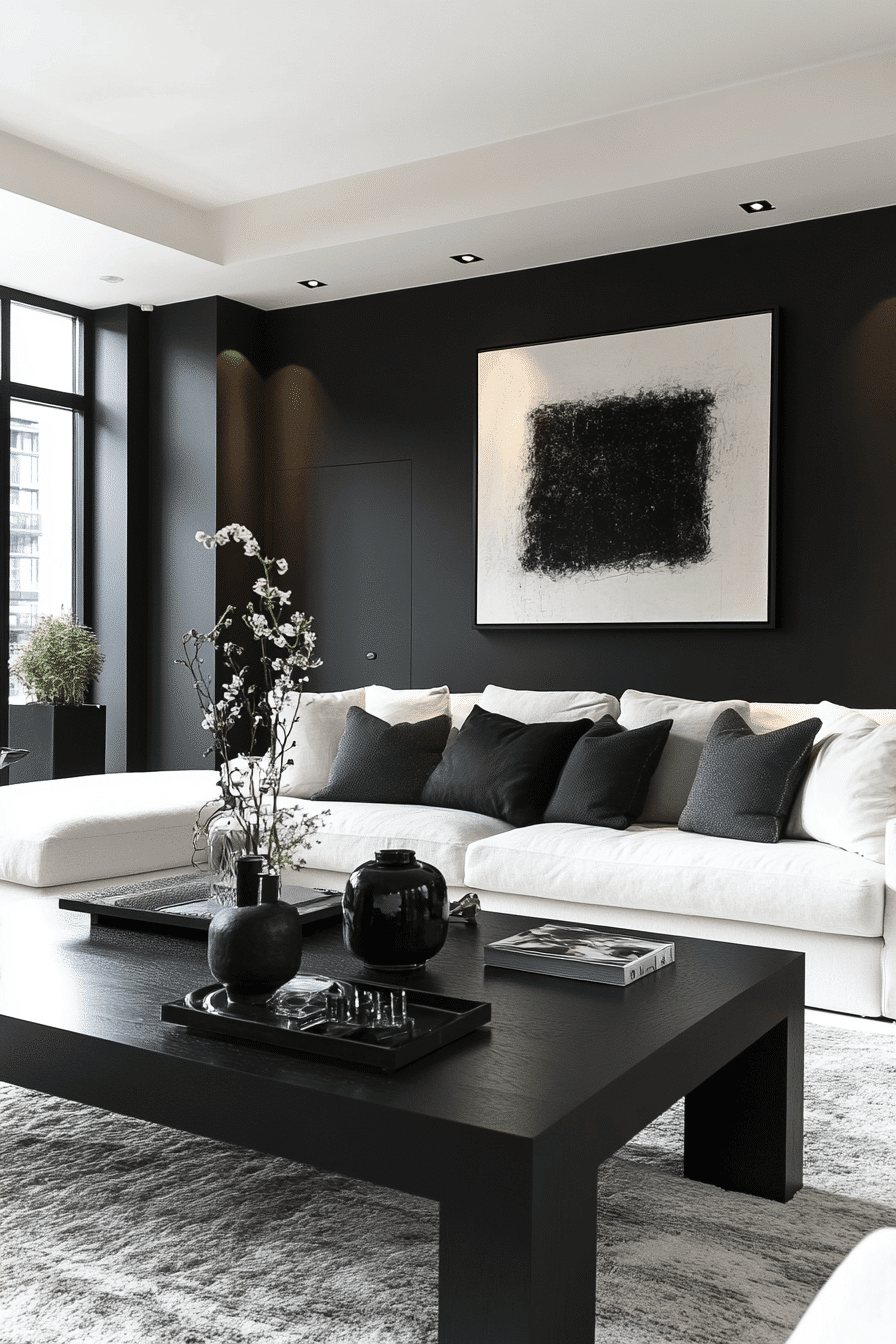 modern minimalist living room