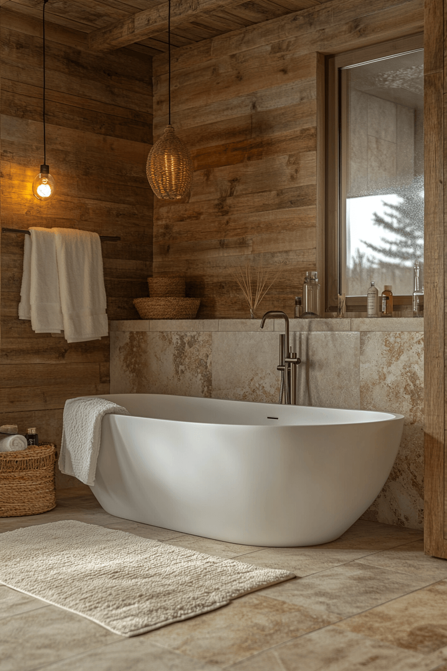 Rustic Bathroom Designs