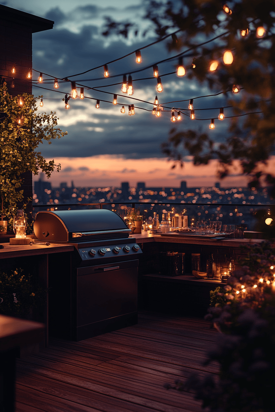 outdoor bbq area