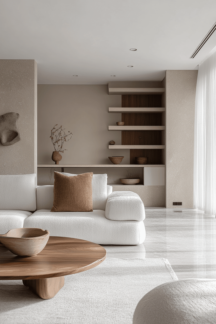 modern minimalist living room