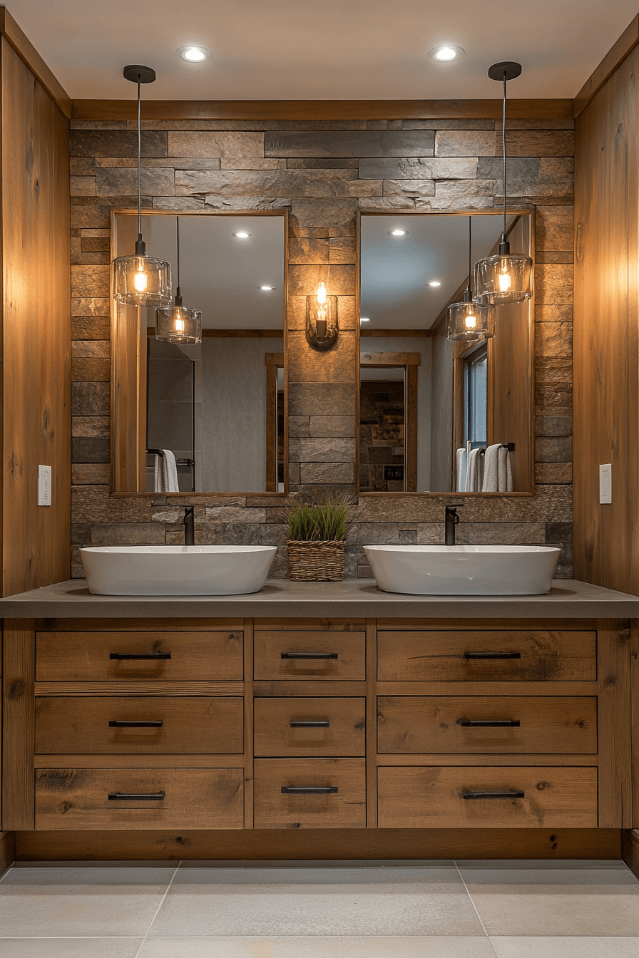 Rustic Bathroom Designs