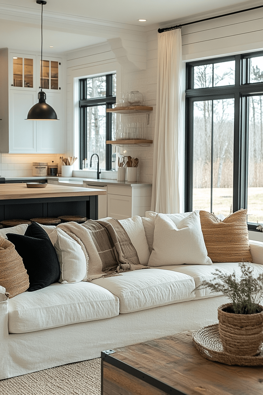 farmhouse living room