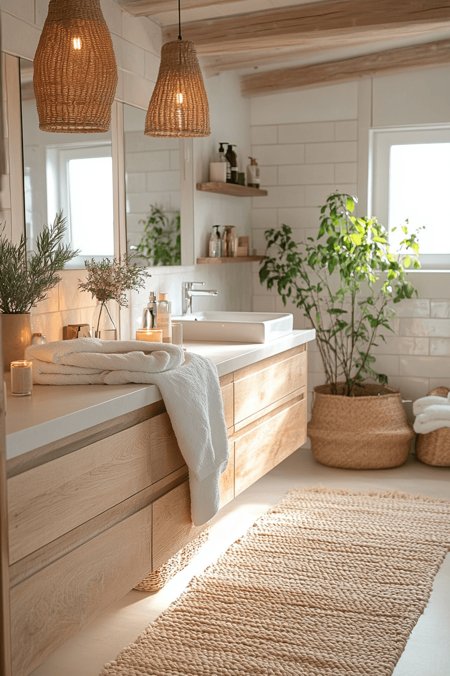 scandi bathroom