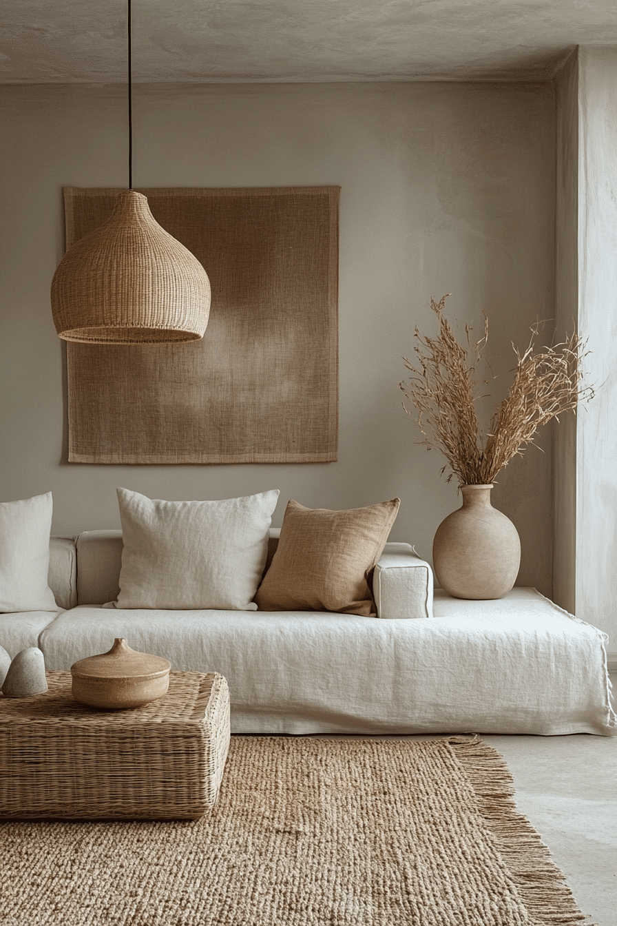 modern minimalist living room