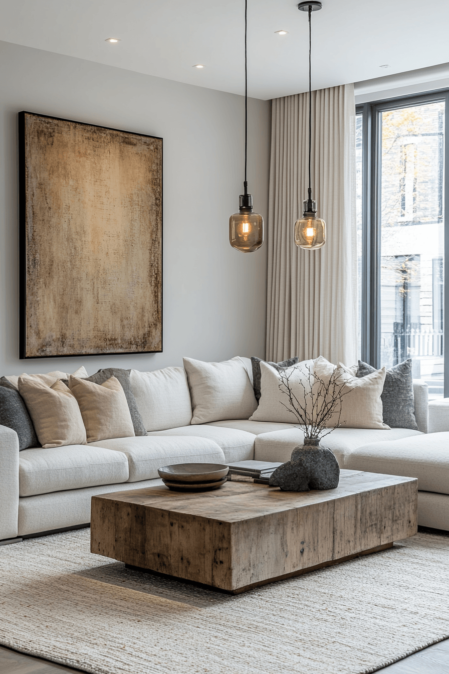 modern minimalist living room