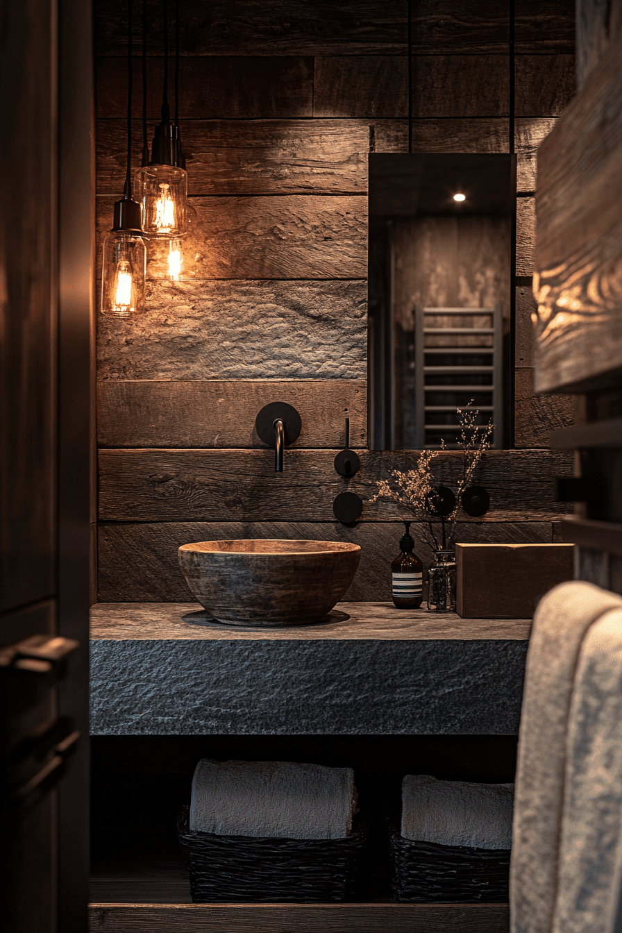 Rustic Bathroom Designs
