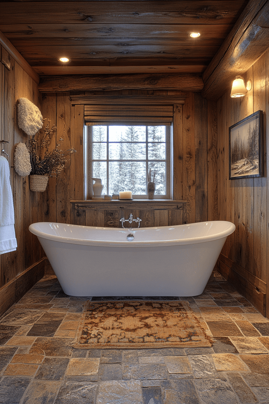 Rustic Bathroom Designs
