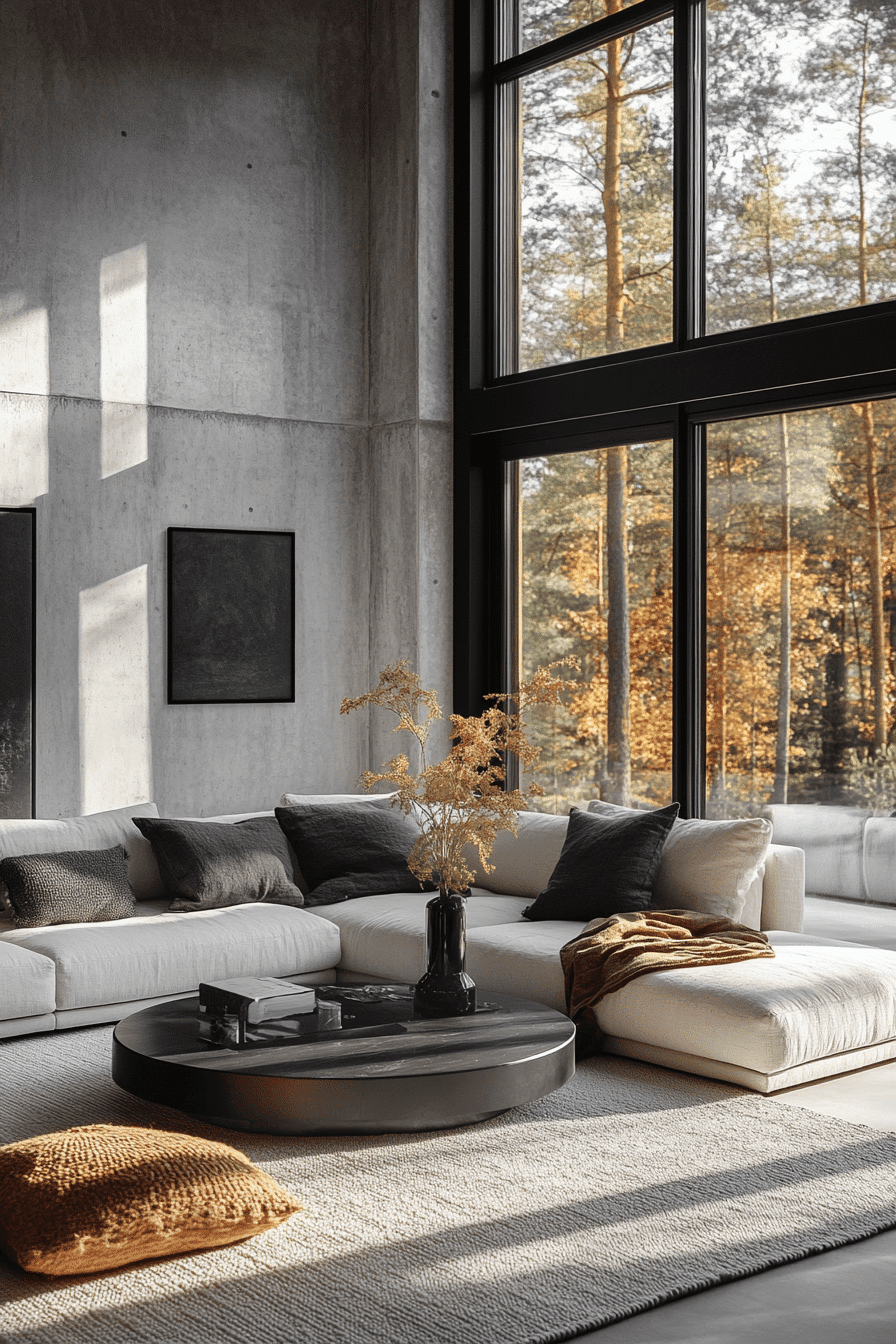 modern minimalist living room