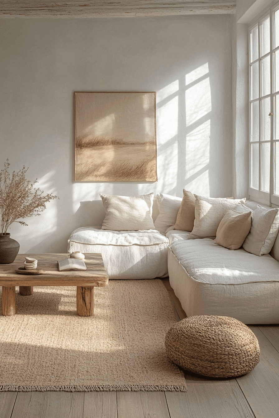 modern minimalist living room