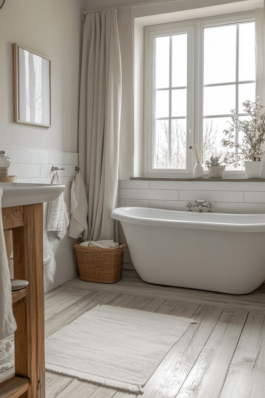 scandi bathroom