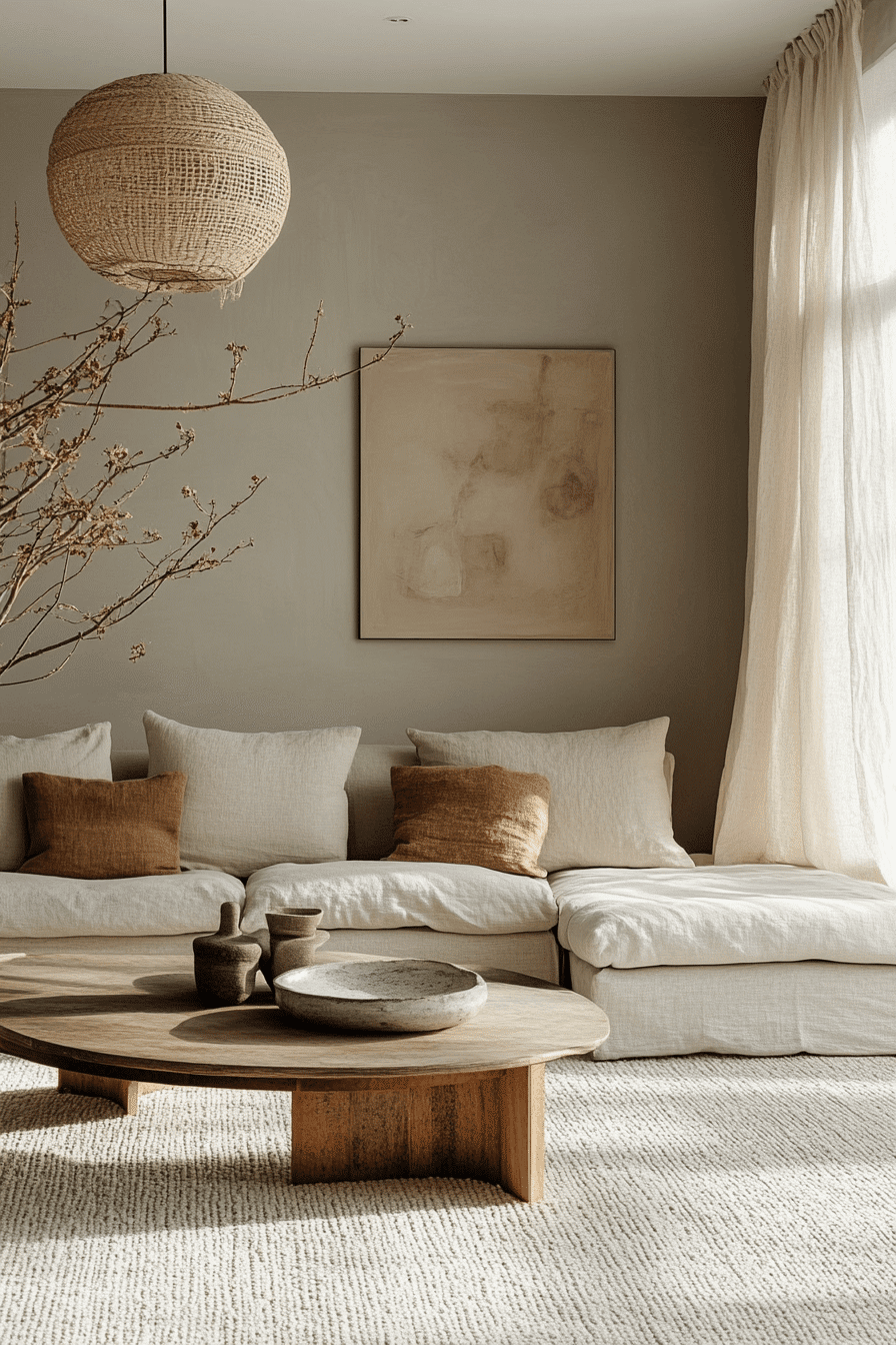 modern minimalist living room