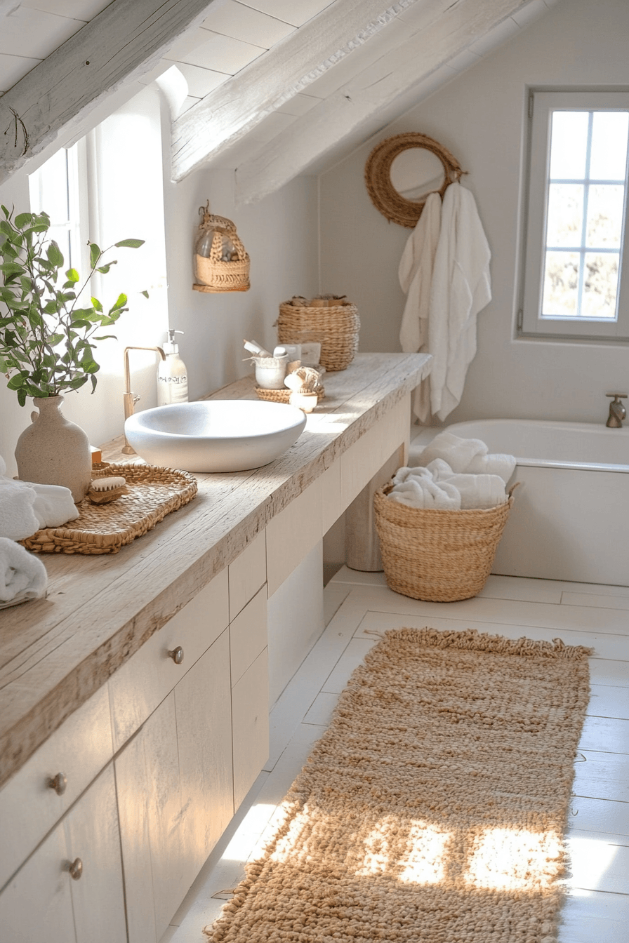 scandi bathroom