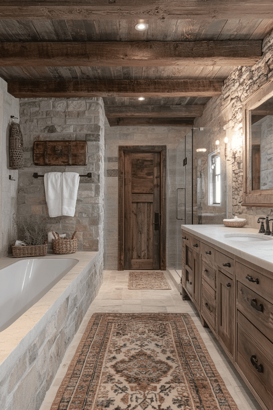 Rustic Bathroom Designs