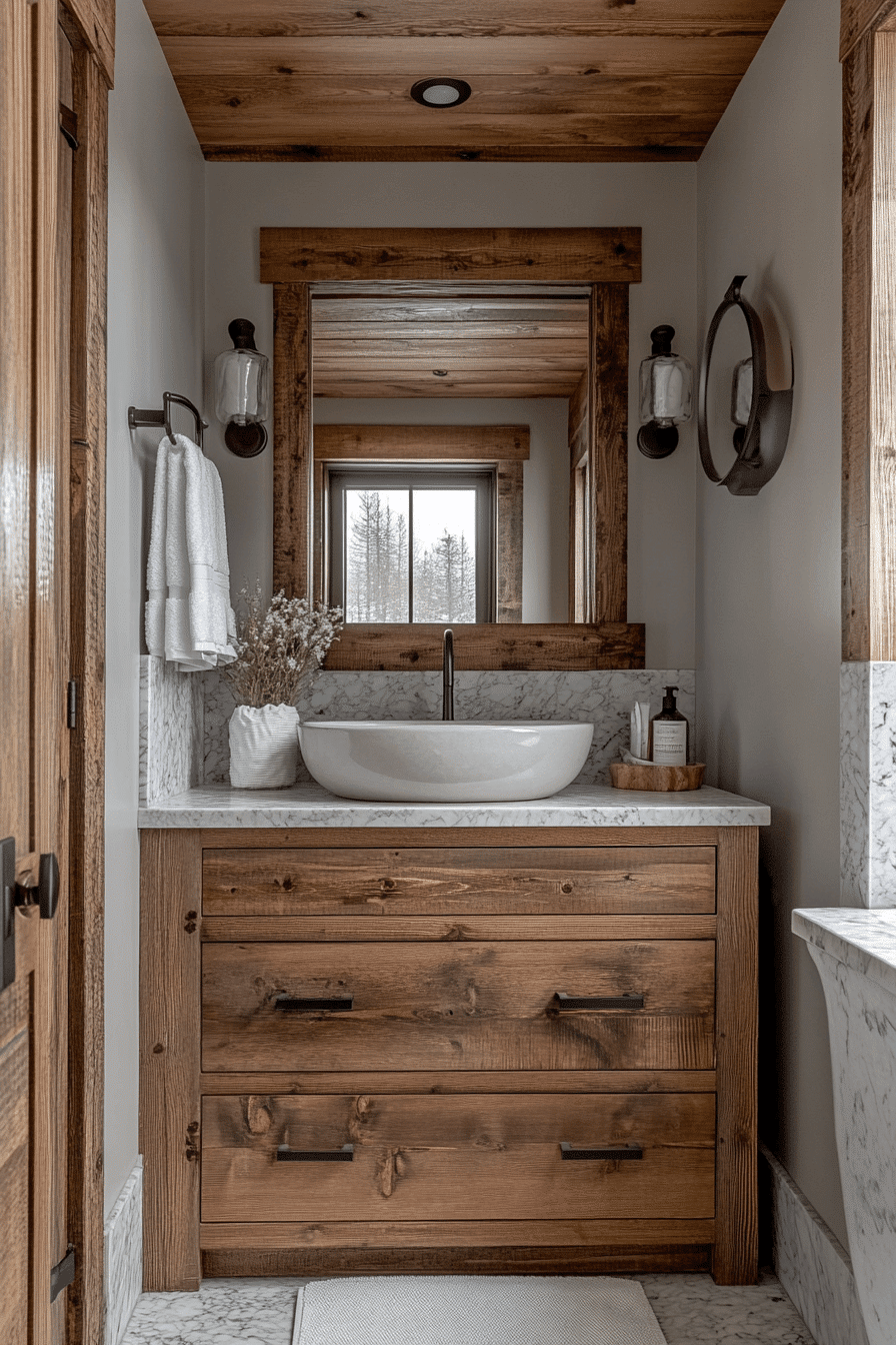 Rustic Bathroom Designs
