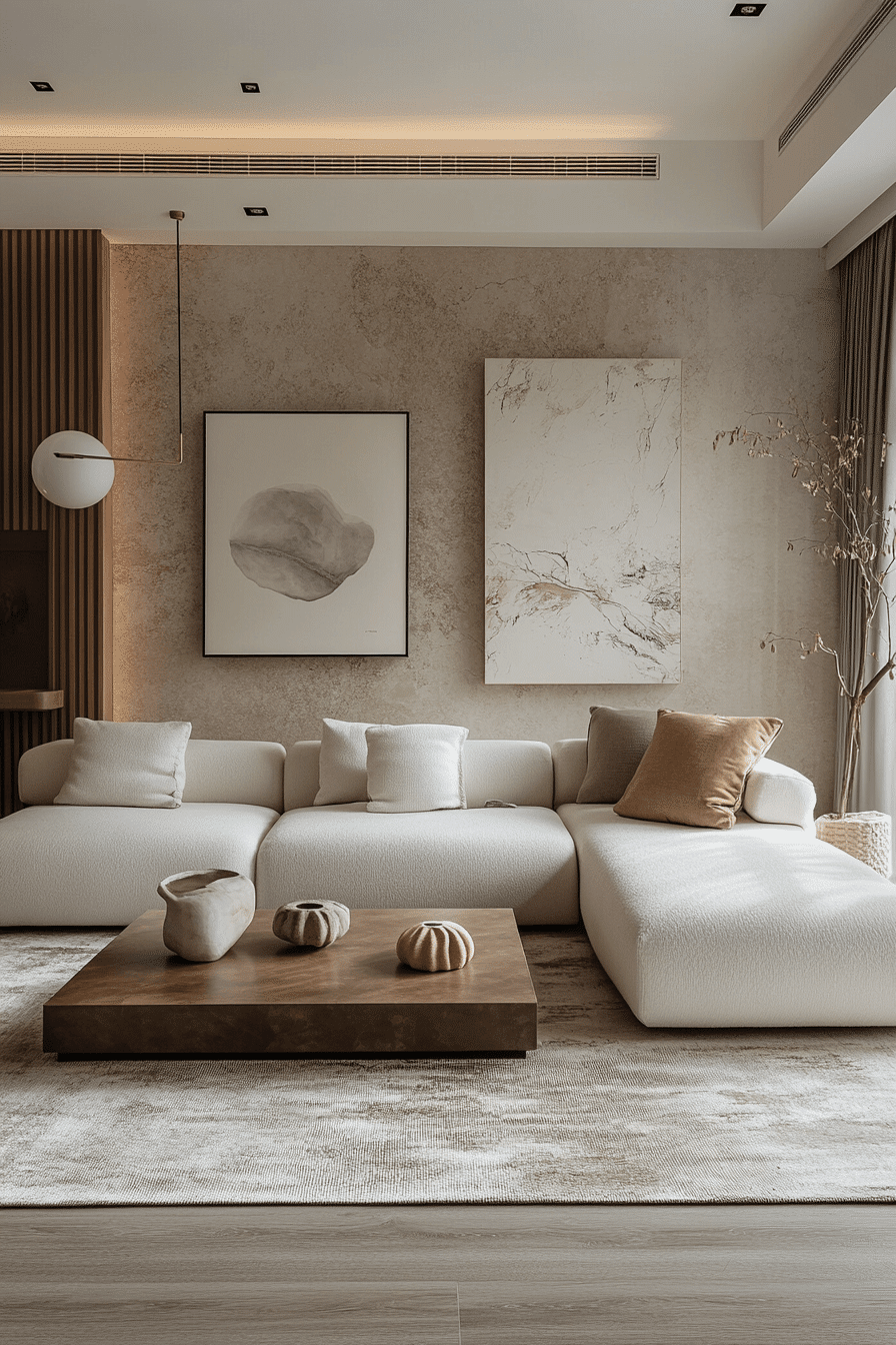 modern minimalist living room