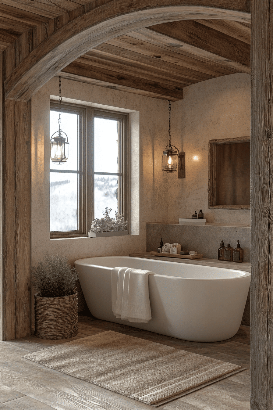 Rustic Bathroom Designs