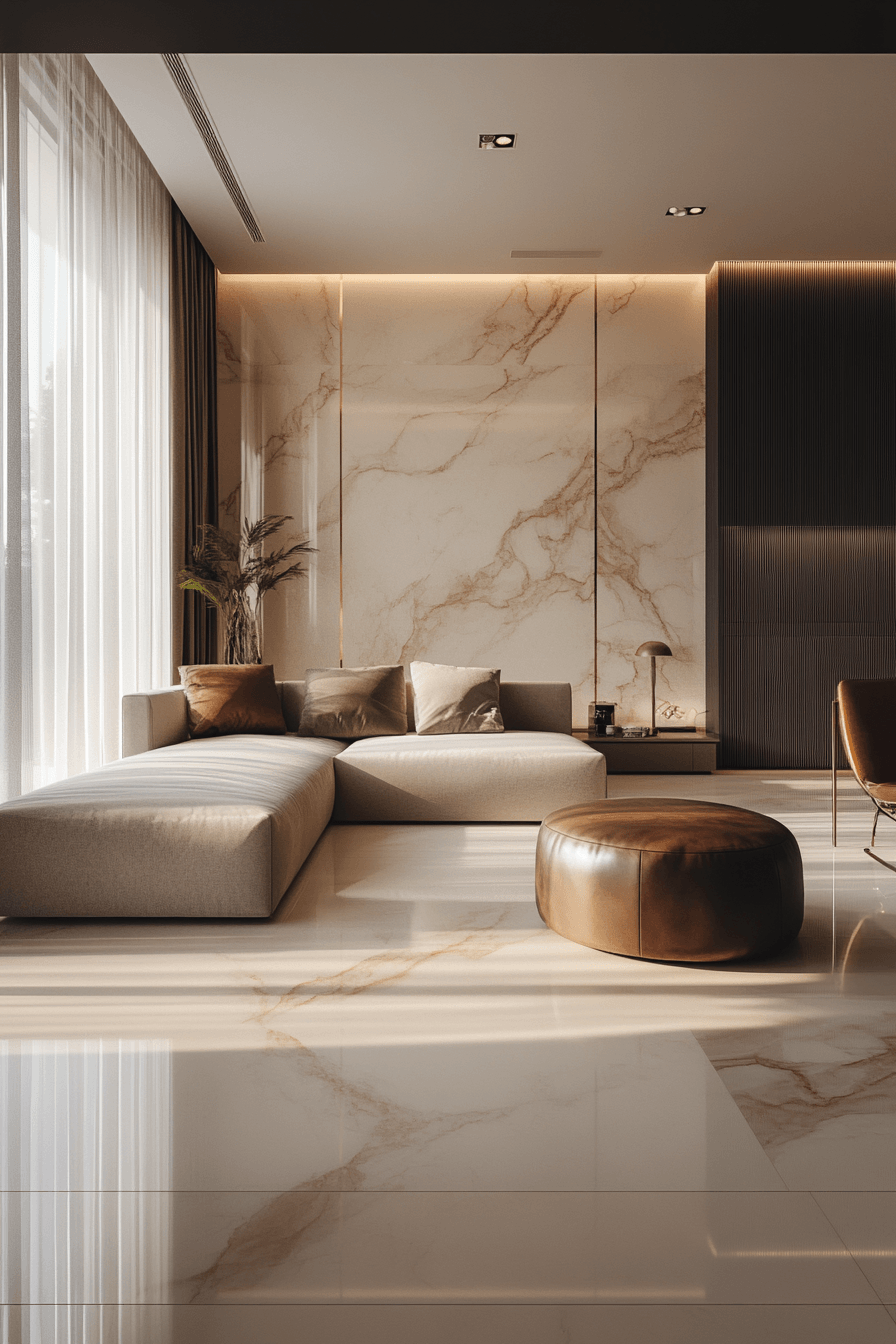 modern minimalist living room