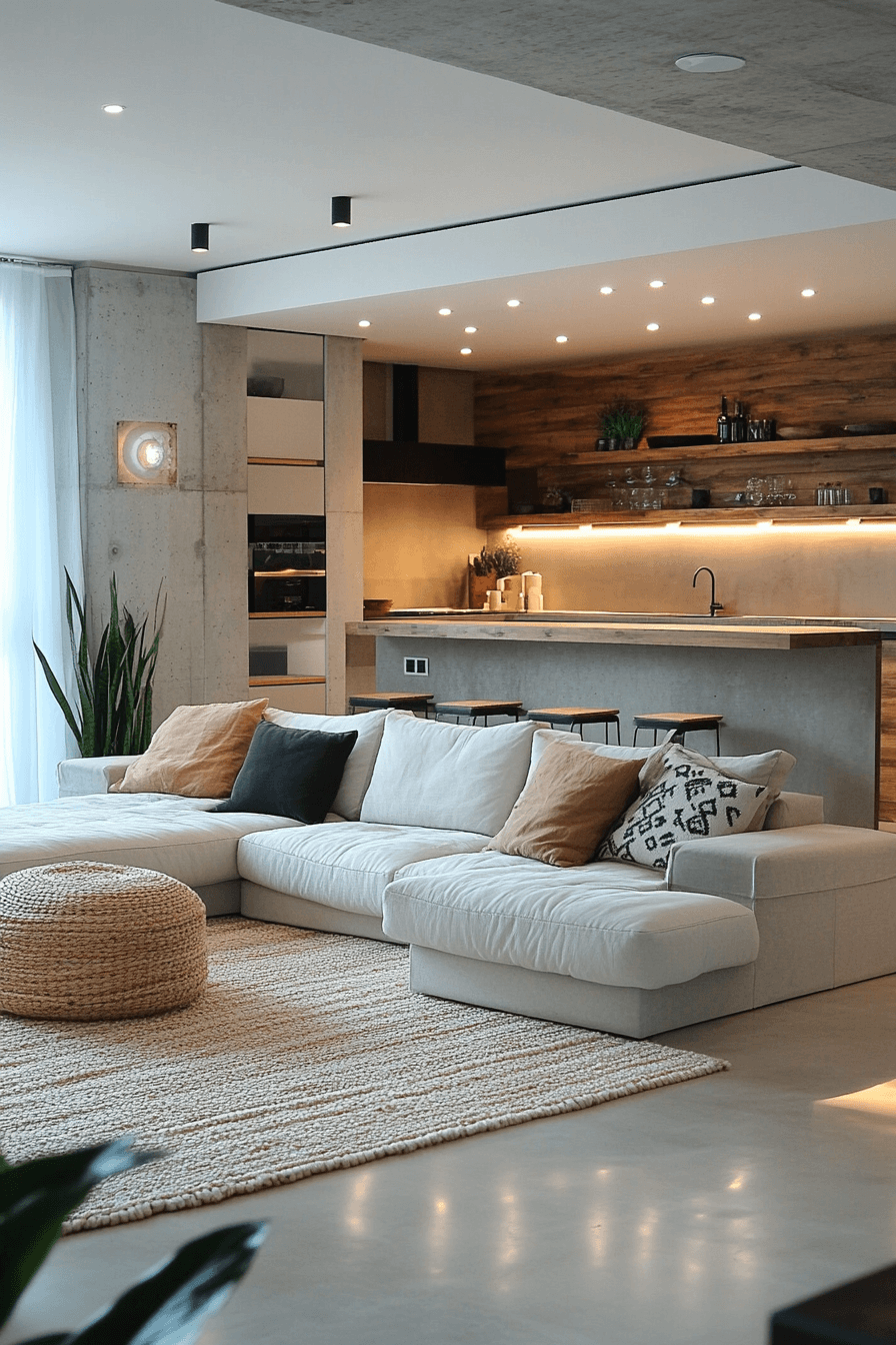 modern minimalist living room